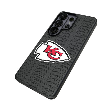 Kansas City Chiefs Text Backdrop MagSafe Compatible Phone Case for Samsung Galaxy