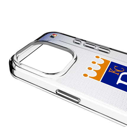 Kansas City Royals 1969-1978 - Cooperstown Collection Linen Clear Phone Case for Apple iPhone
