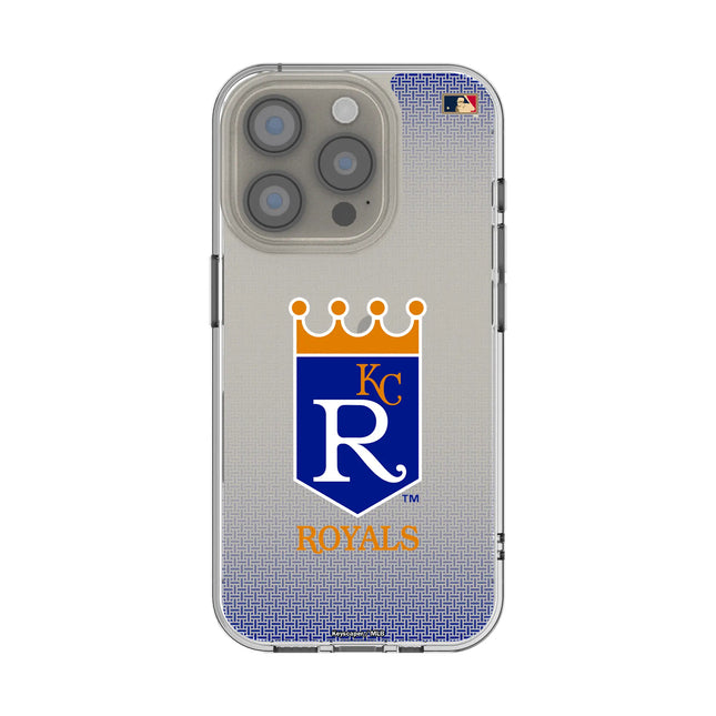 Kansas City Royals 1969-1978 - Cooperstown Collection Linen Clear Phone Case for Apple iPhone