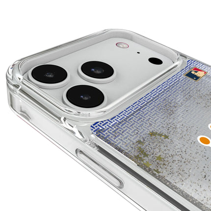 Kansas City Royals 1969-1978 - Cooperstown Collection Linen Glitter Phone Case for Apple iPhone