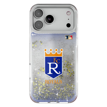 Kansas City Royals 1969-1978 - Cooperstown Collection Linen Glitter Phone Case for Apple iPhone