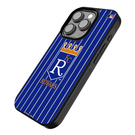 Kansas City Royals 1969-1978 - Cooperstown Collection Pinstripe Bump Phone Case for Apple iPhone