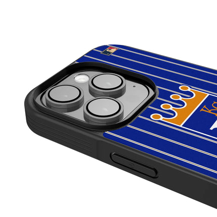 Kansas City Royals 1969-1978 - Cooperstown Collection Pinstripe Bump Phone Case for Apple iPhone