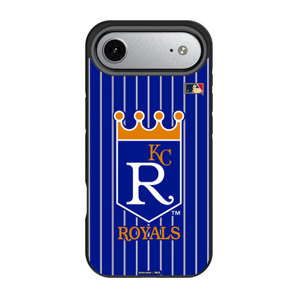 Kansas City Royals 1969-1978 - Cooperstown Collection Pinstripe Bump Phone Case for Apple iPhone