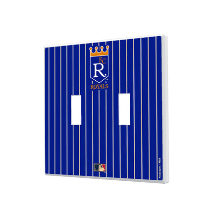 Kansas City Royals 1969-1978 - Cooperstown Collection Pinstripe Hidden-Screw Light Switch Plate