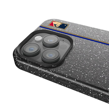 Kansas City Royals 1969-1978 - Cooperstown Collection Sidebar Black Bling Phone Case for Apple iPhone