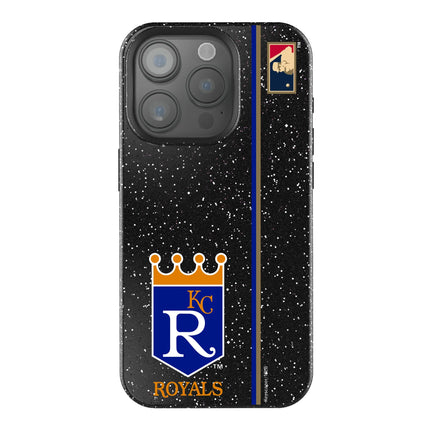 Kansas City Royals 1969-1978 - Cooperstown Collection Sidebar Black Bling Phone Case for Apple iPhone