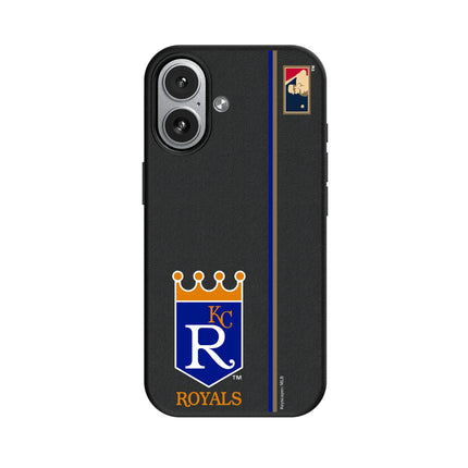 Kansas City Royals 1969-1978 - Cooperstown Collection Sidebar MagSafe Compatible Phone Case for Apple iPhone