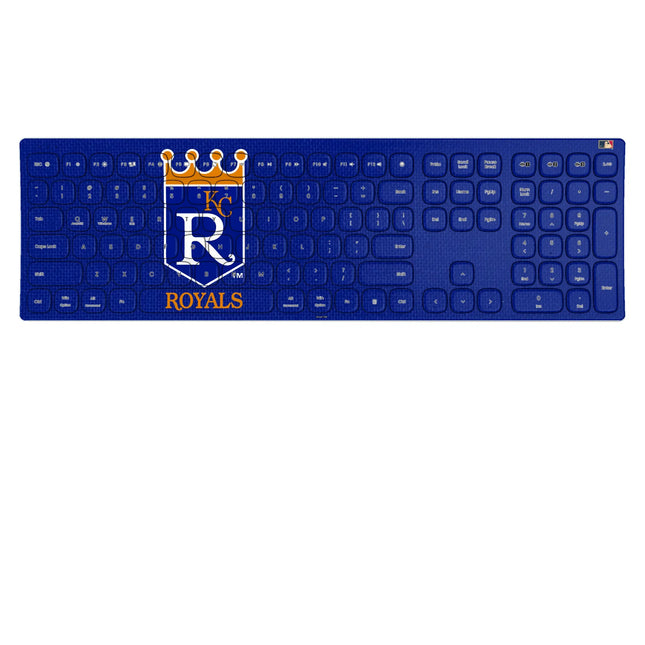 Kansas City Royals 1969-1978 - Cooperstown Collection Solid Curved Wireless Keyboard
