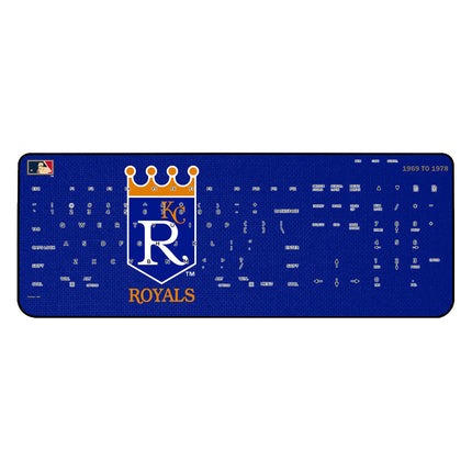 Kansas City Royals 1969-1978 - Cooperstown Collection Solid Wireless USB Keyboard