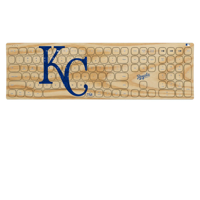 Kansas City Royals Baseball Bat Curved Wireless Keyboard
