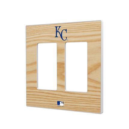 Kansas City Royals Baseball Bat Hidden-Screw Light Switch Plate