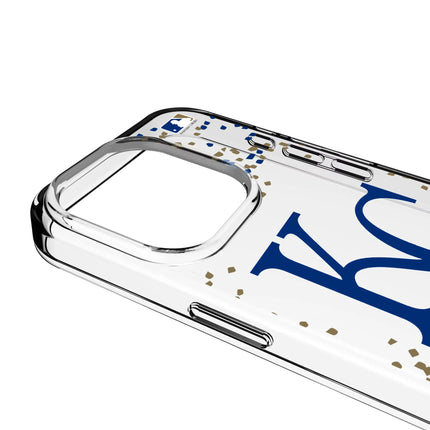 Kansas City Royals Confetti Clear Phone Case for Apple iPhone