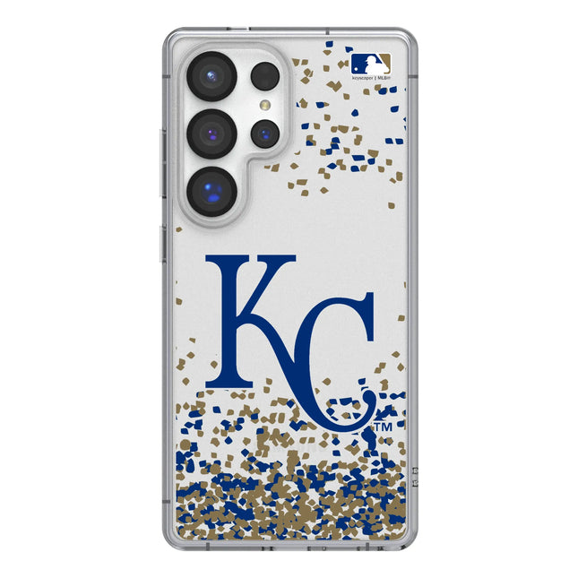 Kansas City Royals Confetti Clear Phone Case for Samsung Galaxy