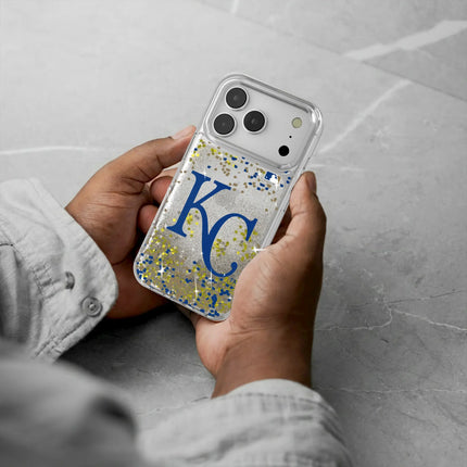Kansas City Royals Confetti Glitter Phone Case for Apple iPhone