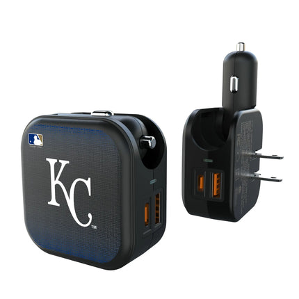 Kansas City Royals Linen 2 in 1 USB A/C Charger