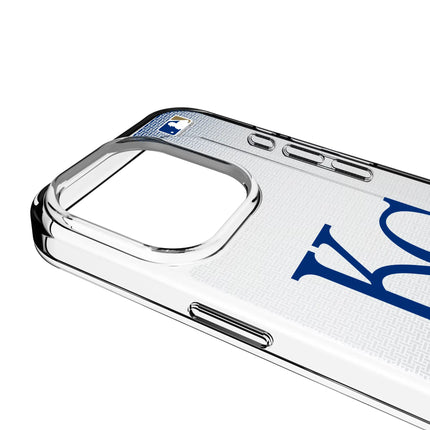 Kansas City Royals Linen Clear Phone Case for Apple iPhone