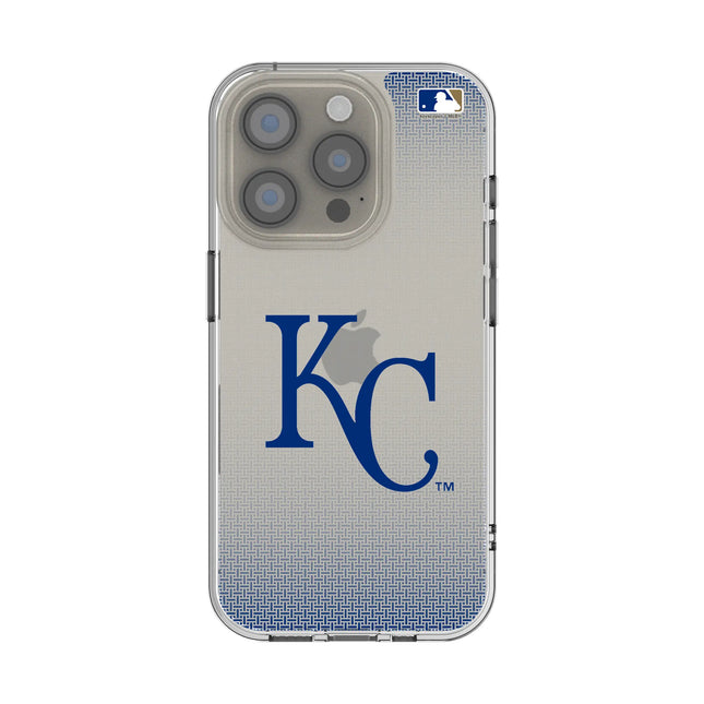 Kansas City Royals Linen Clear Phone Case for Apple iPhone