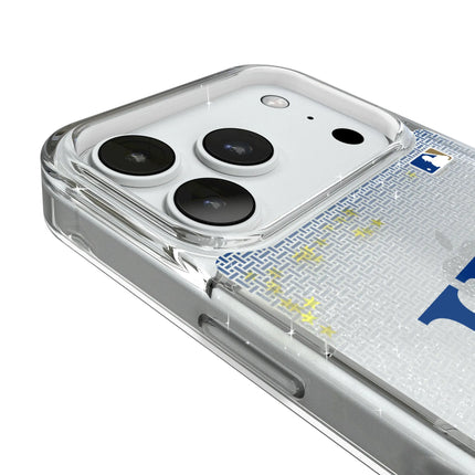 Kansas City Royals Linen Glitter Phone Case for Apple iPhone