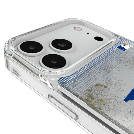 Kansas City Royals Linen Glitter Phone Case for Apple iPhone