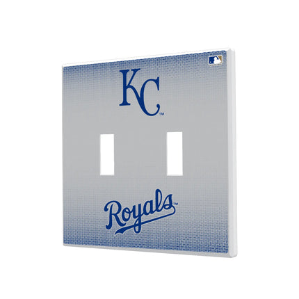 Kansas City Royals Linen Hidden-Screw Light Switch Plate