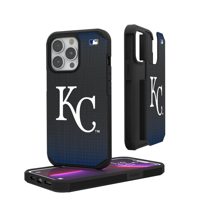 Kansas City Royals Linen Rugged Phone Case for Apple iPhone