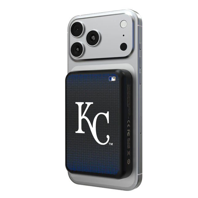 Kansas City Royals Linen Wireless Mag Power Bank