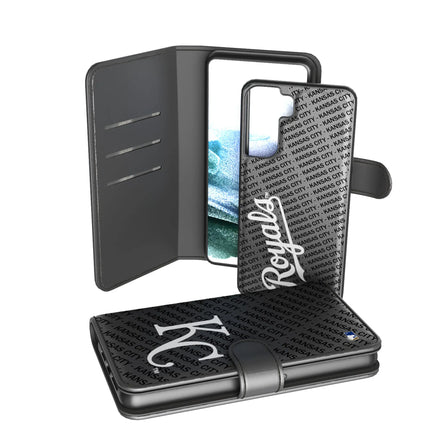 Kansas City Royals Monocolor Tilt Wallet Phone Case for Apple iPhone