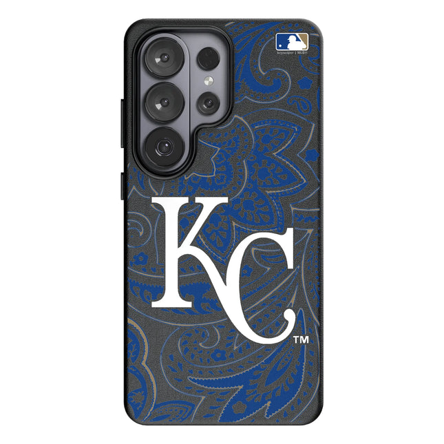 Kansas City Royals Paisley MagSafe Compatible Phone Case for Samsung Galaxy
