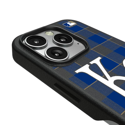 Kansas City Royals Plaid MagSafe Compatible Phone Case for Apple iPhone