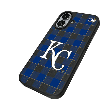 Kansas City Royals Plaid MagSafe Compatible Phone Case for Apple iPhone