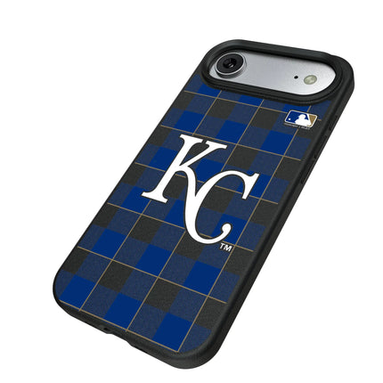 Kansas City Royals Plaid MagSafe Compatible Phone Case for Apple iPhone