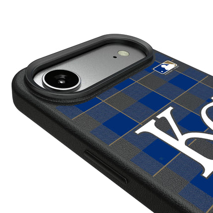 Kansas City Royals Plaid MagSafe Compatible Phone Case for Apple iPhone