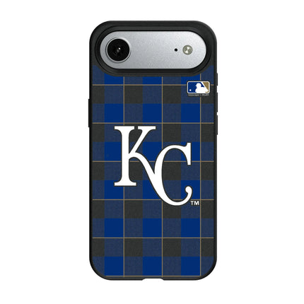 Kansas City Royals Plaid MagSafe Compatible Phone Case for Apple iPhone