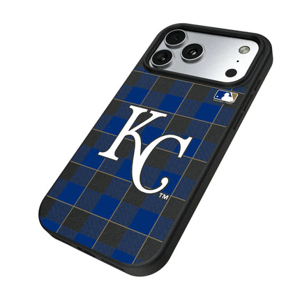 Kansas City Royals Plaid MagSafe Compatible Phone Case for Apple iPhone