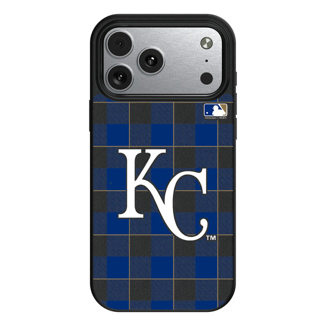 Kansas City Royals Plaid MagSafe Compatible Phone Case for Apple iPhone