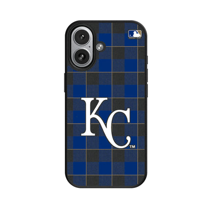 Kansas City Royals Plaid MagSafe Compatible Phone Case for Apple iPhone