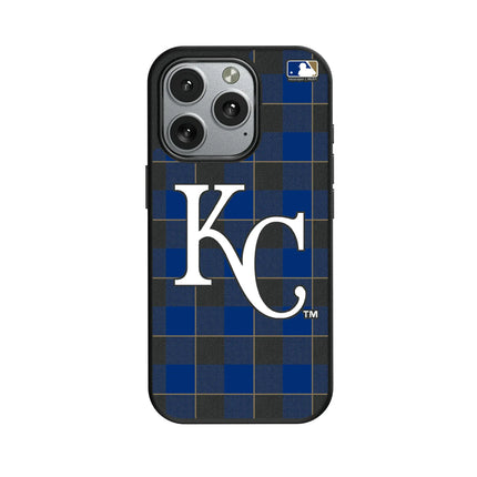 Kansas City Royals Plaid MagSafe Compatible Phone Case for Apple iPhone