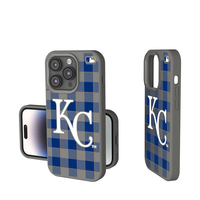 Kansas City Royals Plaid Soft Touch Phone Case for Apple iPhone