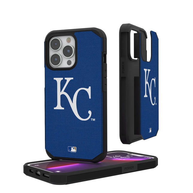 Kansas City Royals Solid Rugged Phone Case for Apple iPhone
