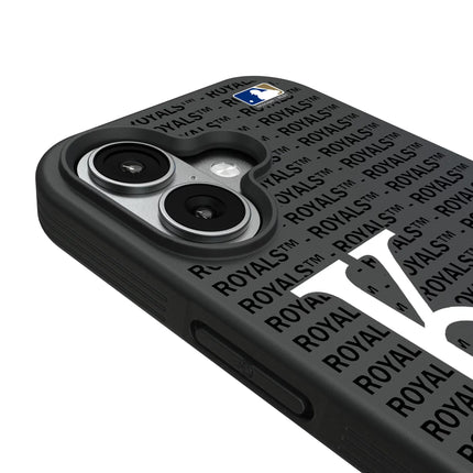 Kansas City Royals Text Backdrop Bump Phone Case for Apple iPhone
