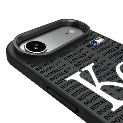 Kansas City Royals Text Backdrop Bump Phone Case for Apple iPhone