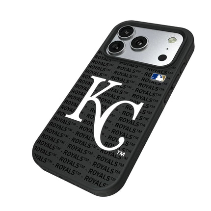 Kansas City Royals Text Backdrop Bump Phone Case for Apple iPhone