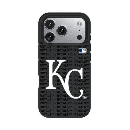 Kansas City Royals Text Backdrop Bump Phone Case for Apple iPhone