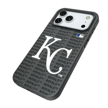 Kansas City Royals Text Backdrop Bump Phone Case for Apple iPhone
