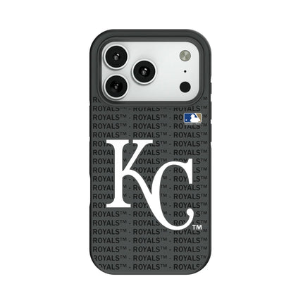 Kansas City Royals Text Backdrop Bump Phone Case for Apple iPhone