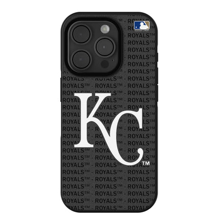 Kansas City Royals Text Backdrop Bump Phone Case for Apple iPhone