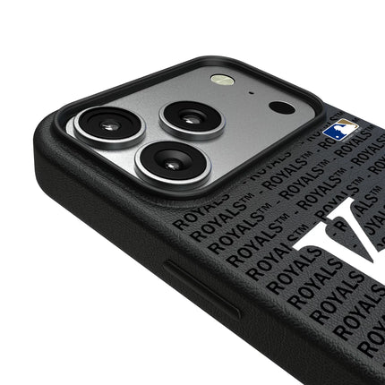 Kansas City Royals Text Backdrop MagSafe Compatible Phone Case for Apple iPhone
