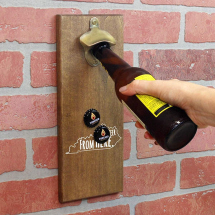 Kentucky Drink Beer From Here Cap Catching Magnetic Bottle Opener
