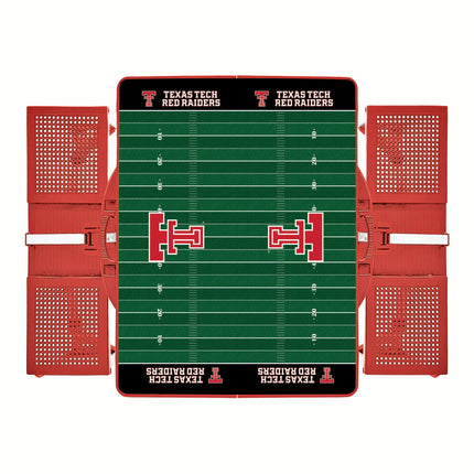 Texas Tech Red Raiders Football Field Picnic Table Folding Table Seats